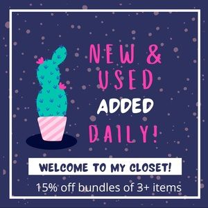 Welcome to my closet!